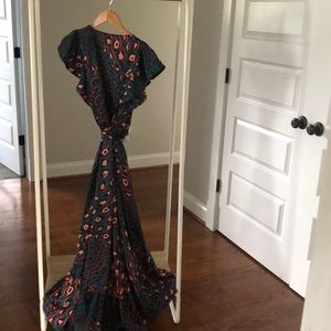 Beautiful wrap high low dress.